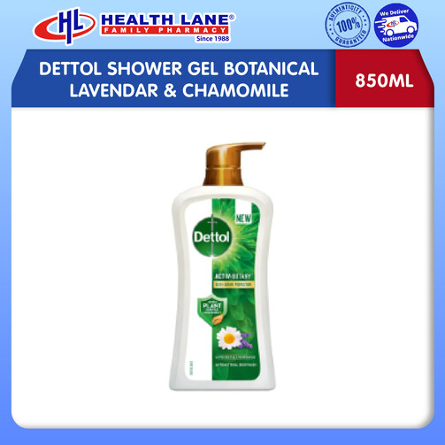 DETTOL SABUN MANDI BOTANICAL LAVENDAR & CHAMOMILE (850ML)